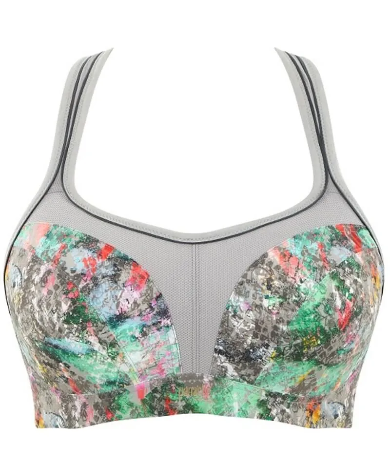 Panache Sport Power Underwired Sports Bra - Abstract Reptile