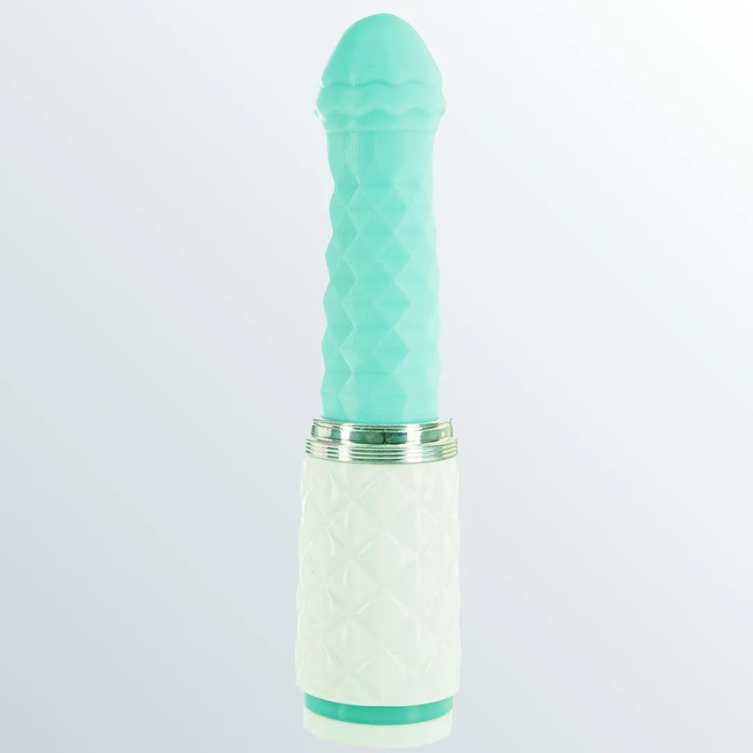 Pillow Talk Feisty Thrusting Vibrator - Teal