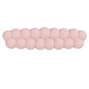 PIWIJOY Puff Peach Pink PU Leather Wrist Rest