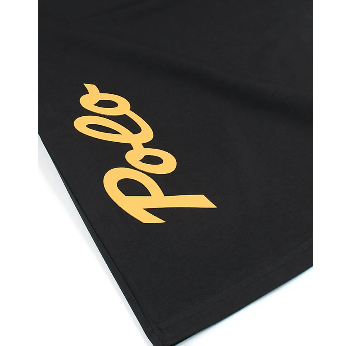PL - Kids 'Black' Iconic Polo T-Shirt PL853