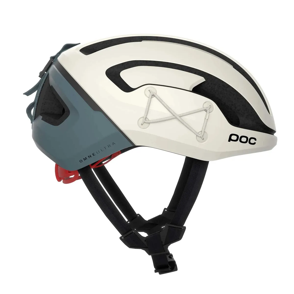 POC Omne Ultra Mips Cycling Helmet - Selentine offwhite/Calcite Blue Matt