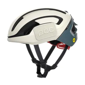 POC Omne Ultra Mips Cycling Helmet - Selentine offwhite/Calcite Blue Matt