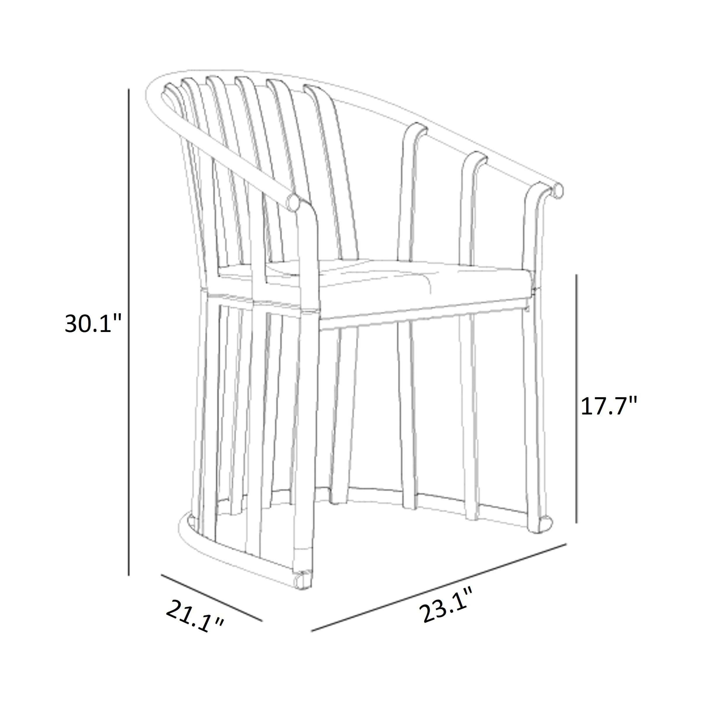 Raff Dining Armchair (Set of 4)