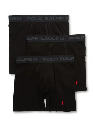 (RCBBP3-RP01) 3 Pack Freedom FX Friction Briefs - Polo Black/Red PP
