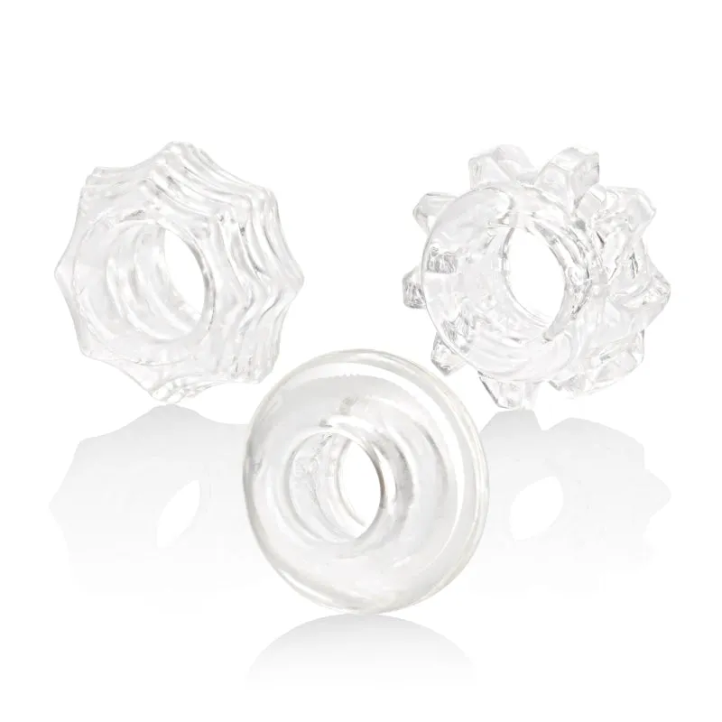 Reversible Ring Set - Clear