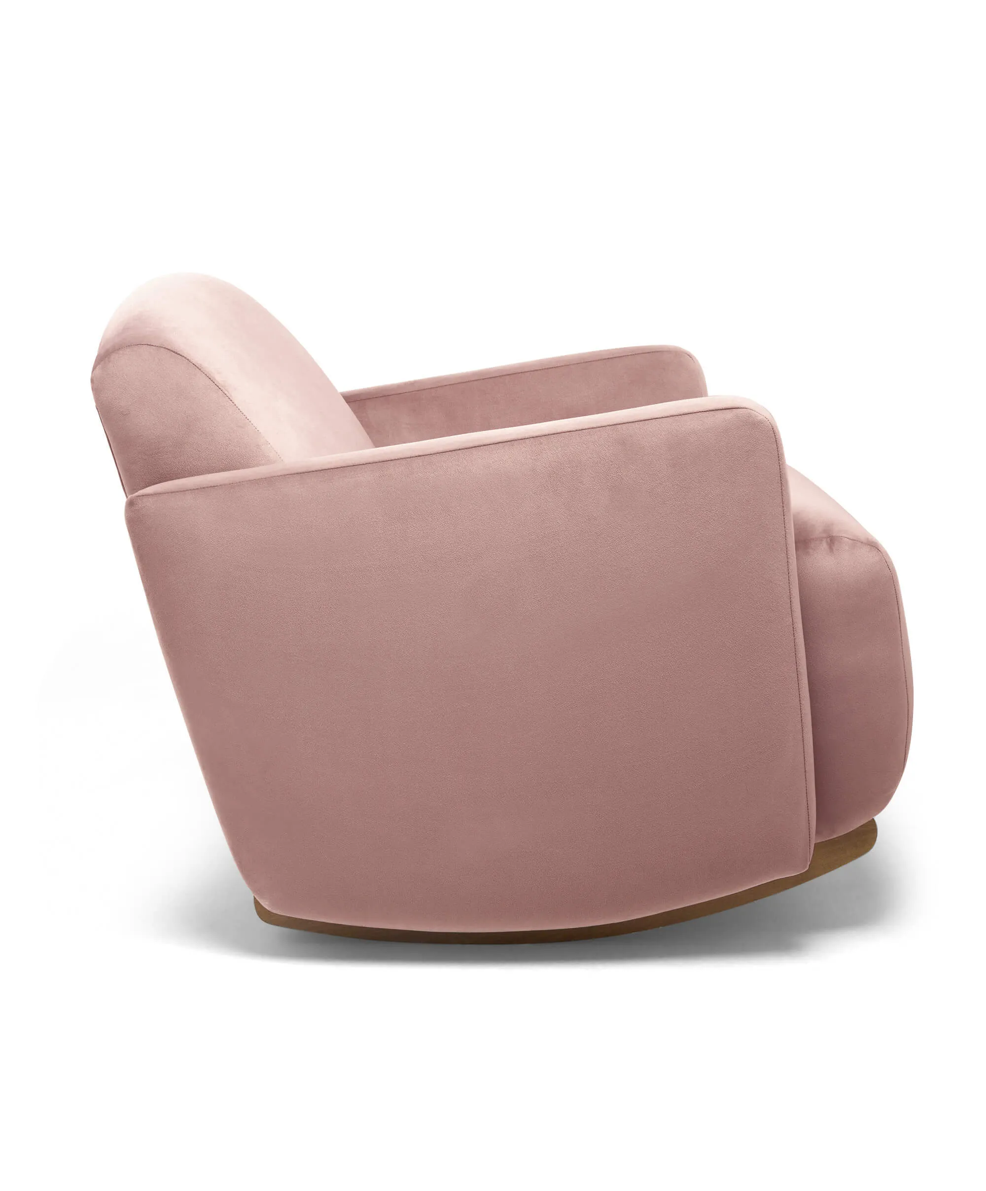 Royton Nursing Chair & Footsool Set - Blush Velvet