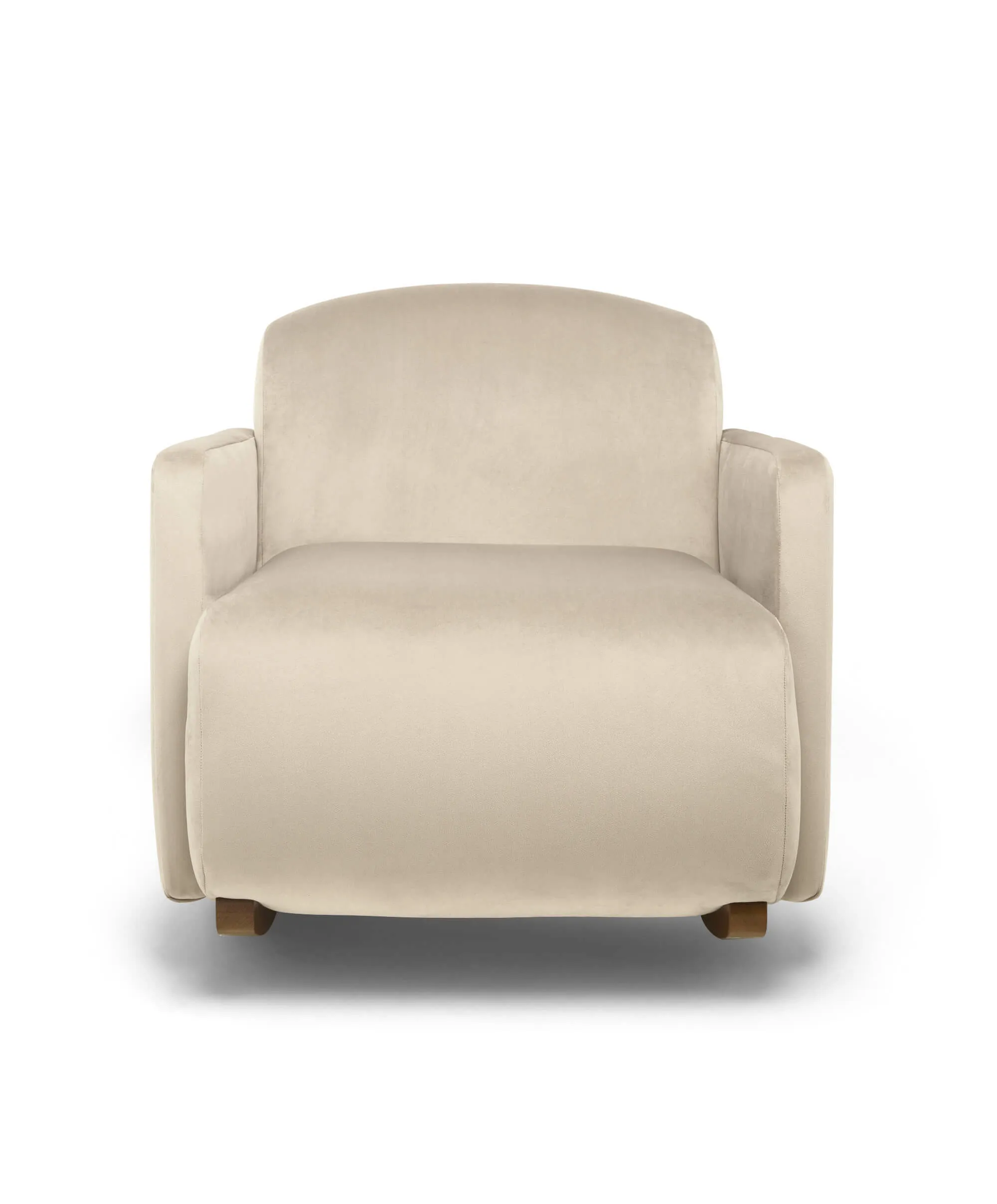 Royton Nursing Chair - Latte Velvet