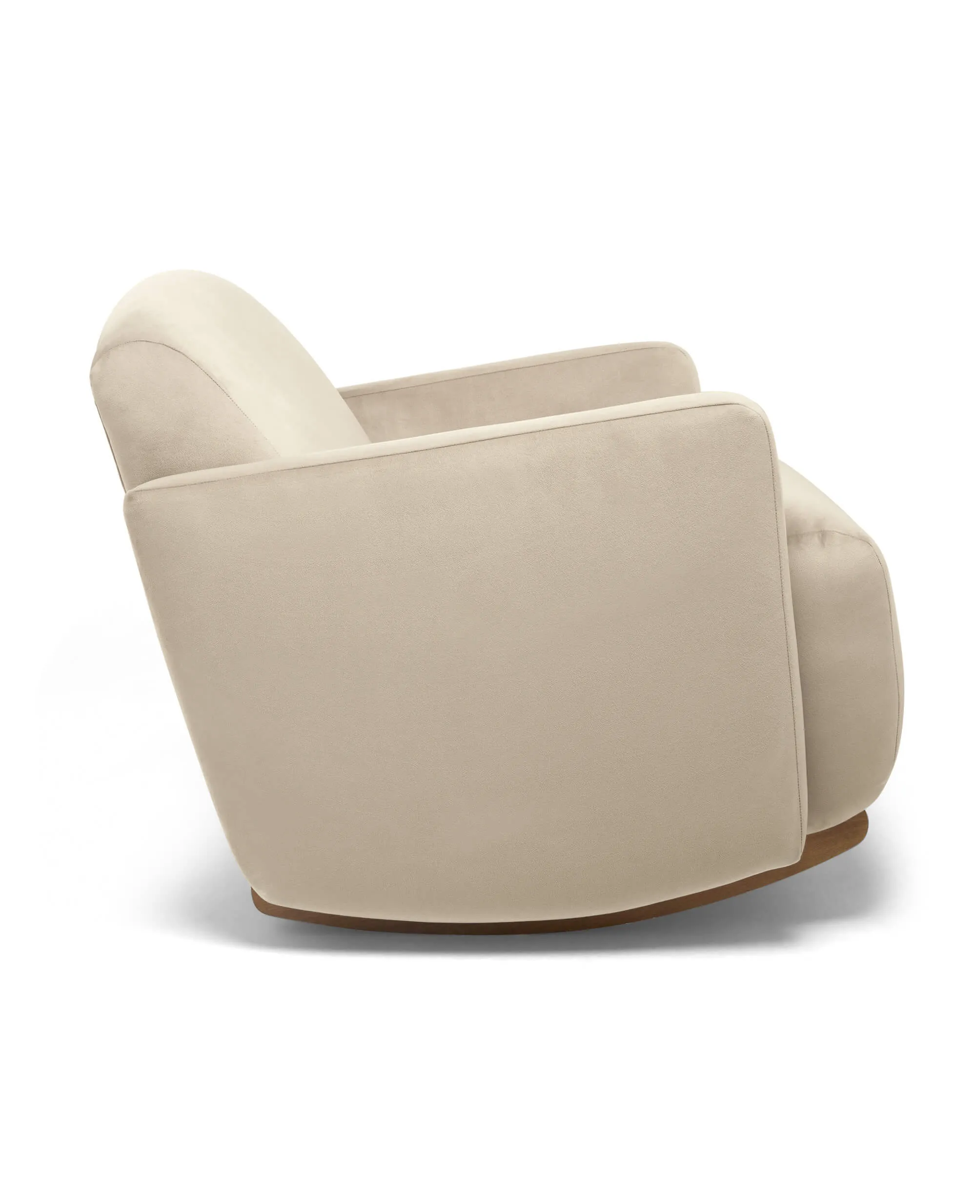 Royton Nursing Chair - Latte Velvet