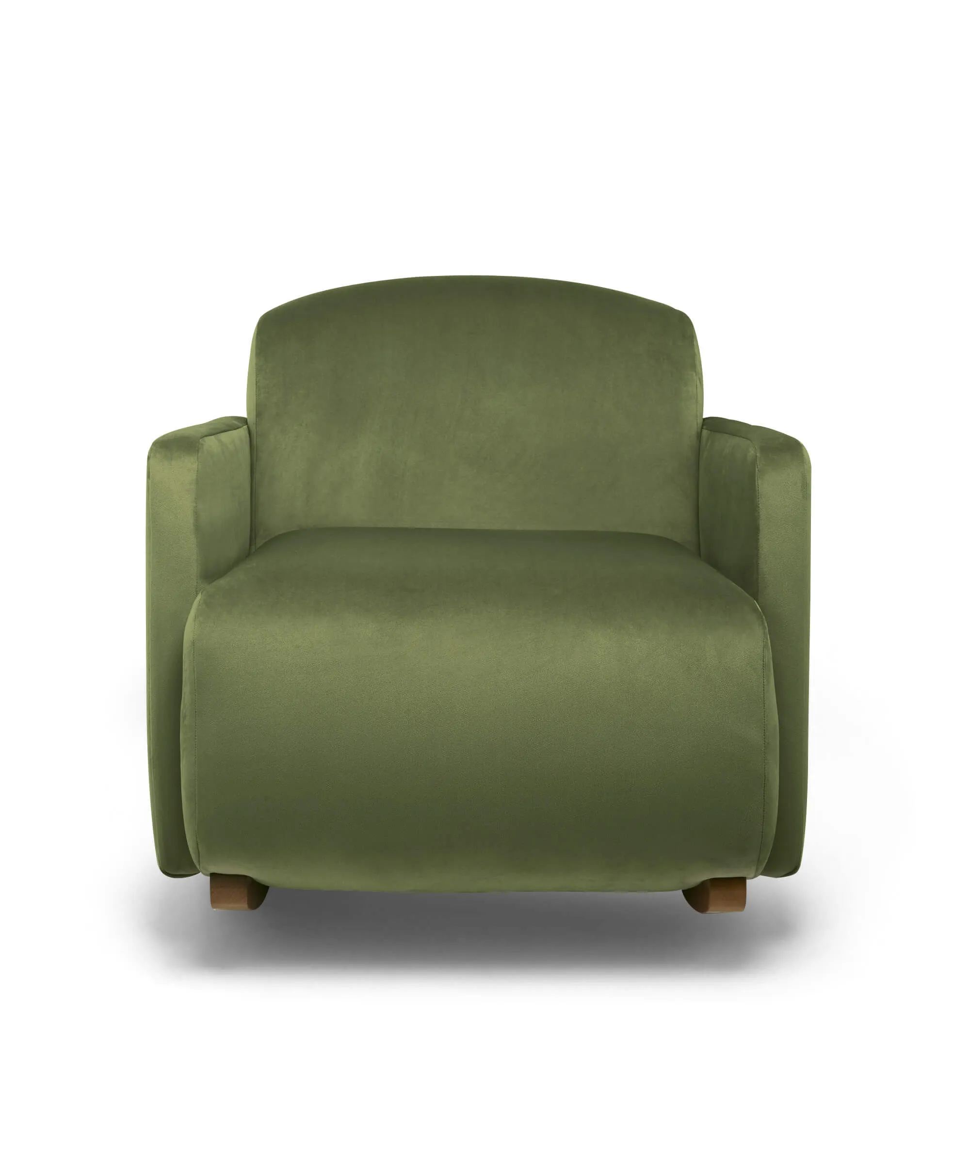 Royton Nursing Chair - Olive Velvet