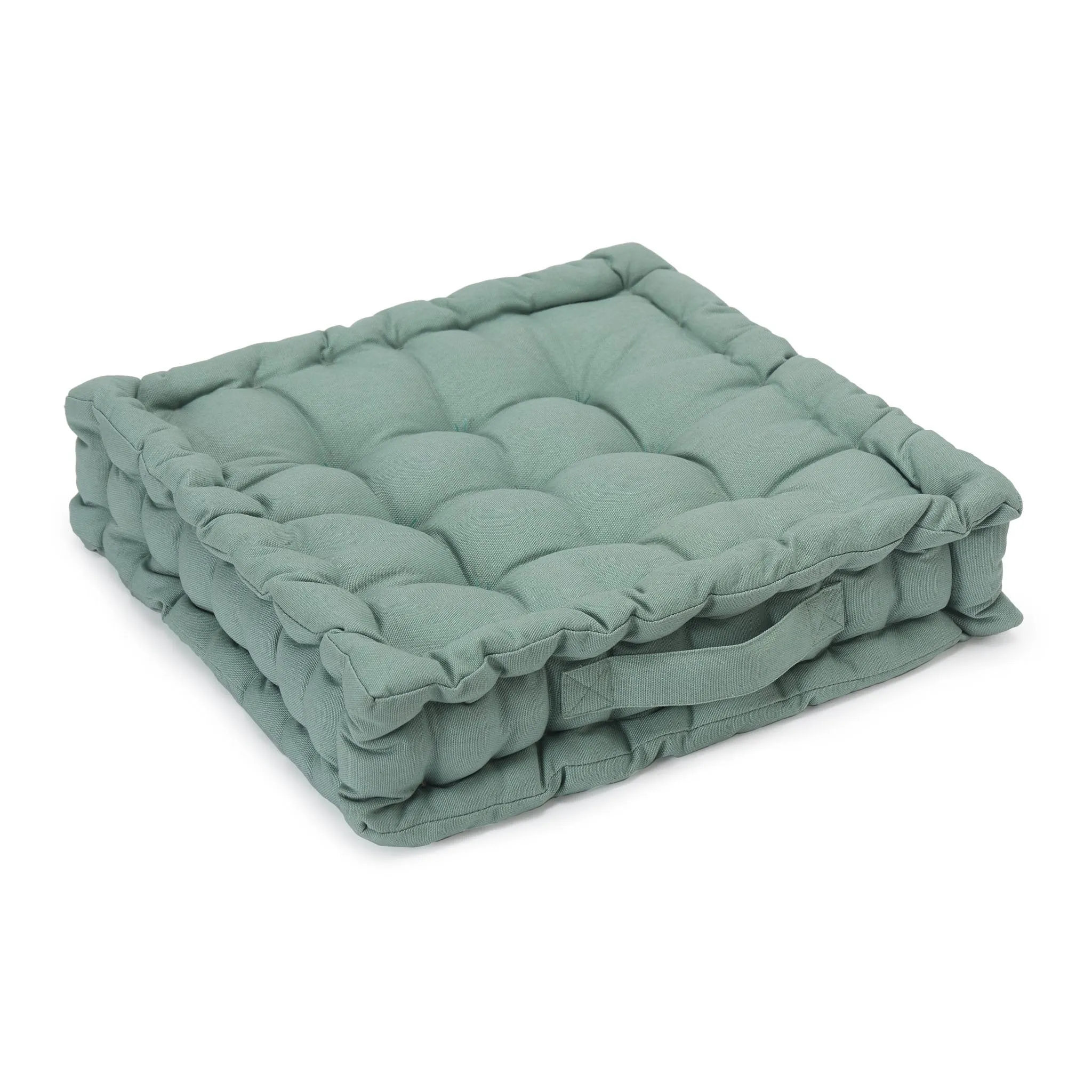 Silana Cushion [Light green grey]