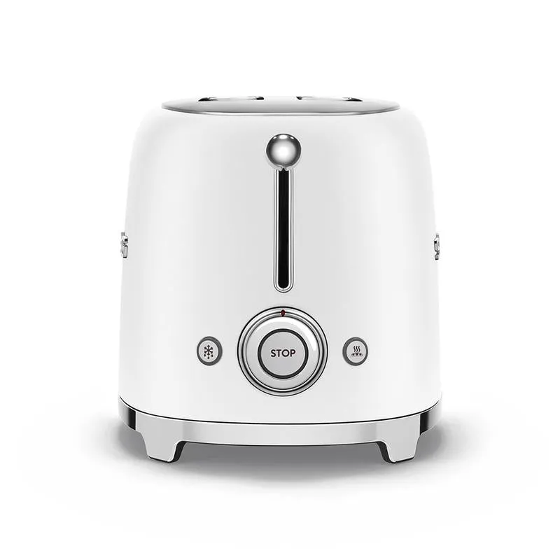 SMEG TSF01WHMUK 50s Retro Style 2 Slice Toaster Matte White