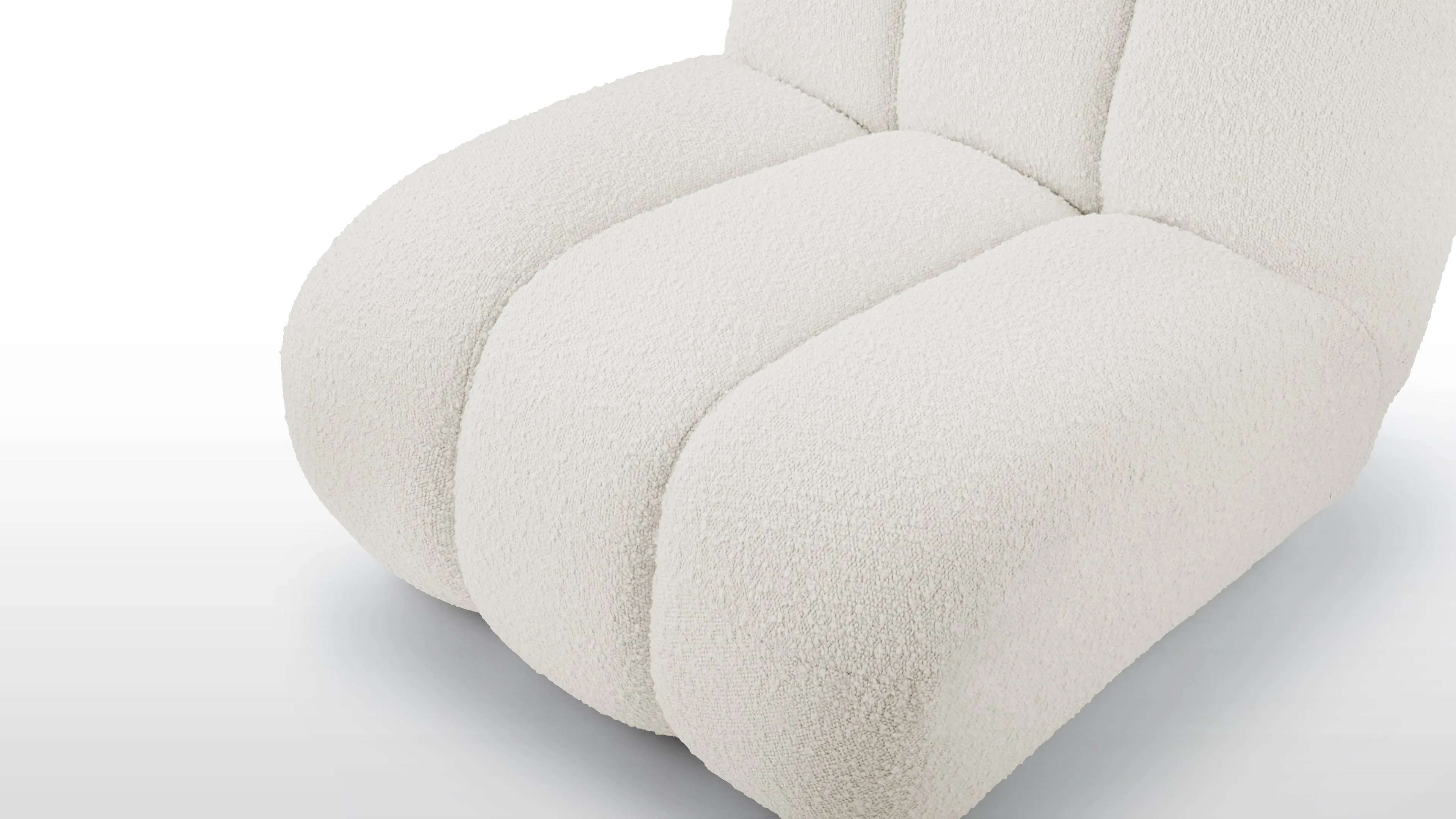 Sorelle - Sorelle Lounge Chair, Pearl Boucle