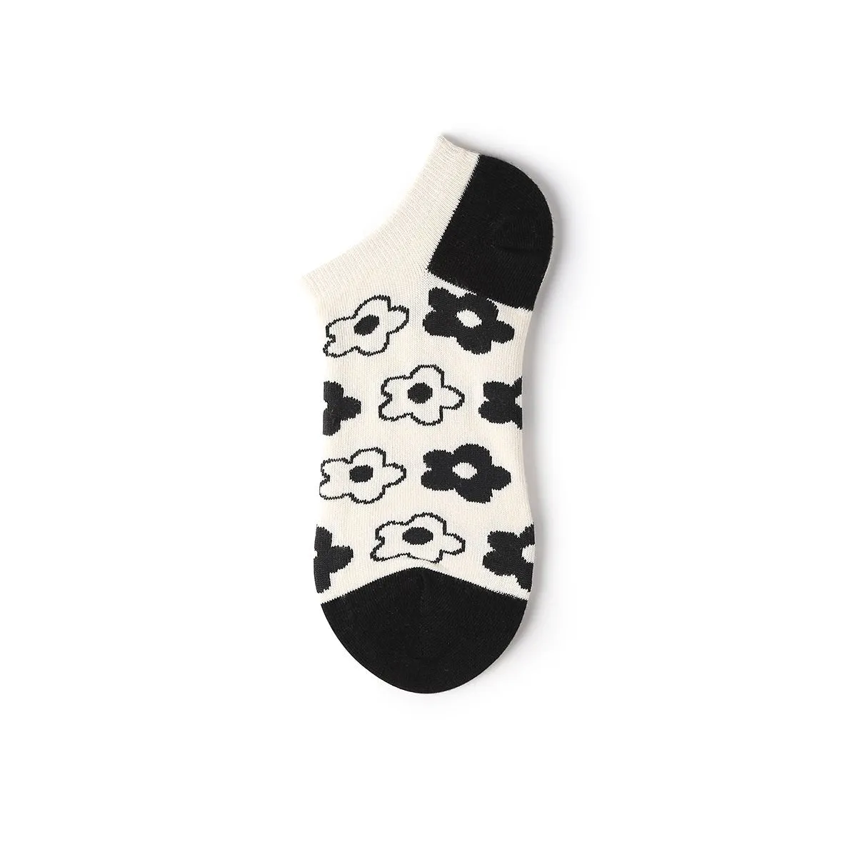 Sweet Girl Summer Women 5pcs Ankle Socks Set