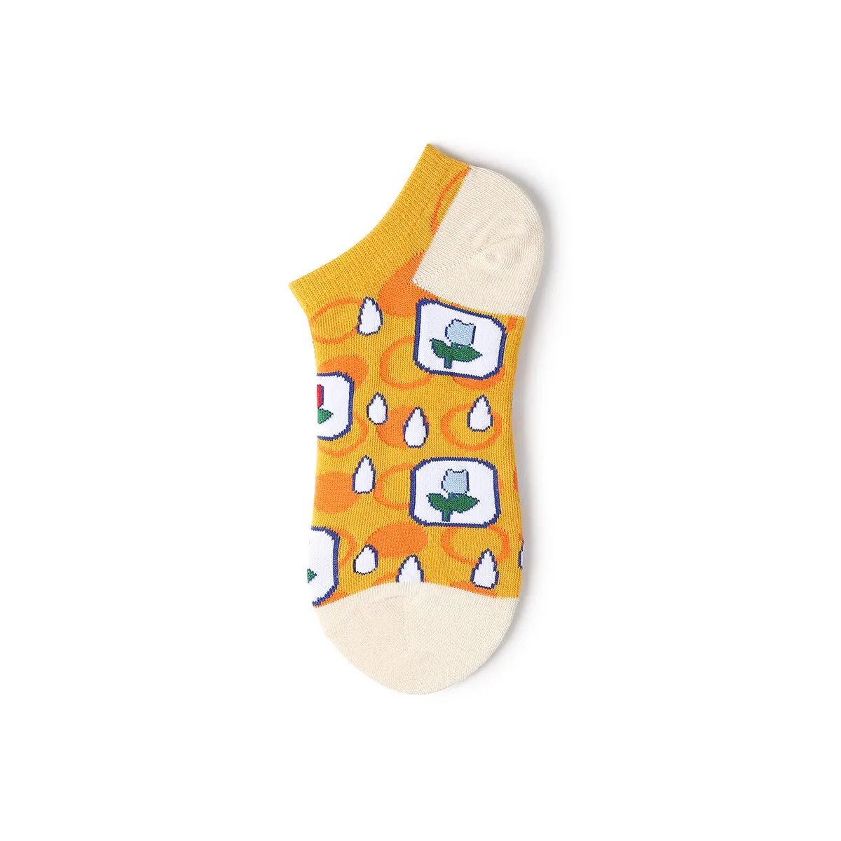 Sweet Girl Summer Women 5pcs Ankle Socks Set