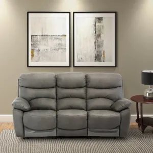 SWINDON ELECTRIC RECLINER 3 SEATER - GREY
