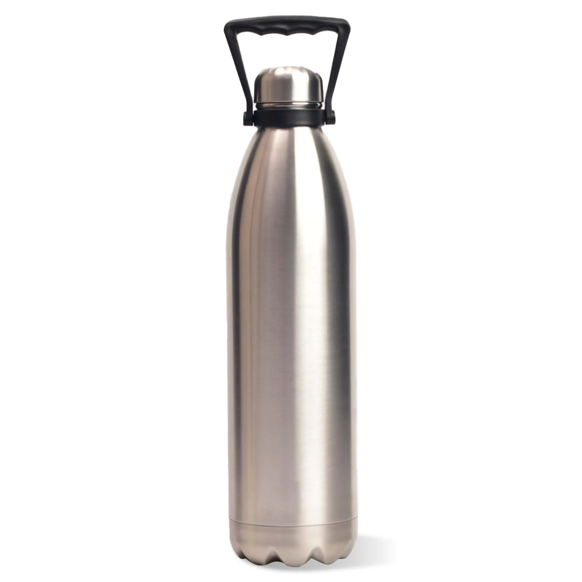 The Better Home 2000 | 1.9 LTR | Stainless Steel Water Bottle | Insulation Upto 8hrs Hot & 8hrs Cold | Leakproof | Pack of 2 | Silver