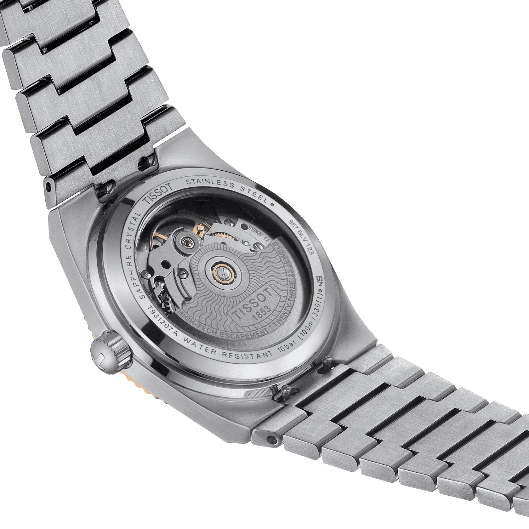 TSO Watch PRX PowerMTic 8 35 Steel & 18k Gold