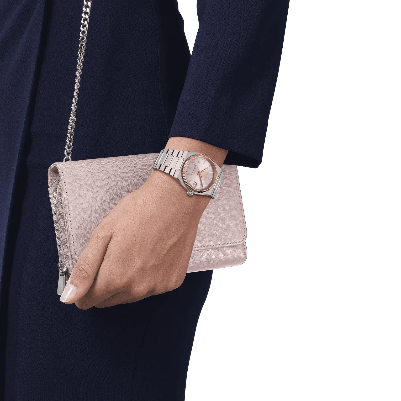 TSO Watch PRX PowerMTic 8 35 Steel & 18k Gold