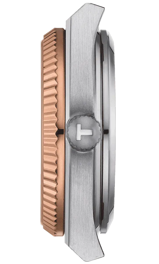 TSO Watch PRX PowerMTic 8 35 Steel & 18k Gold