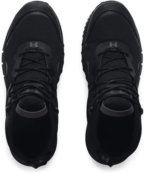 Under Armour Men's Micro G Valsetz Mid Military and Tactical Boot, Black