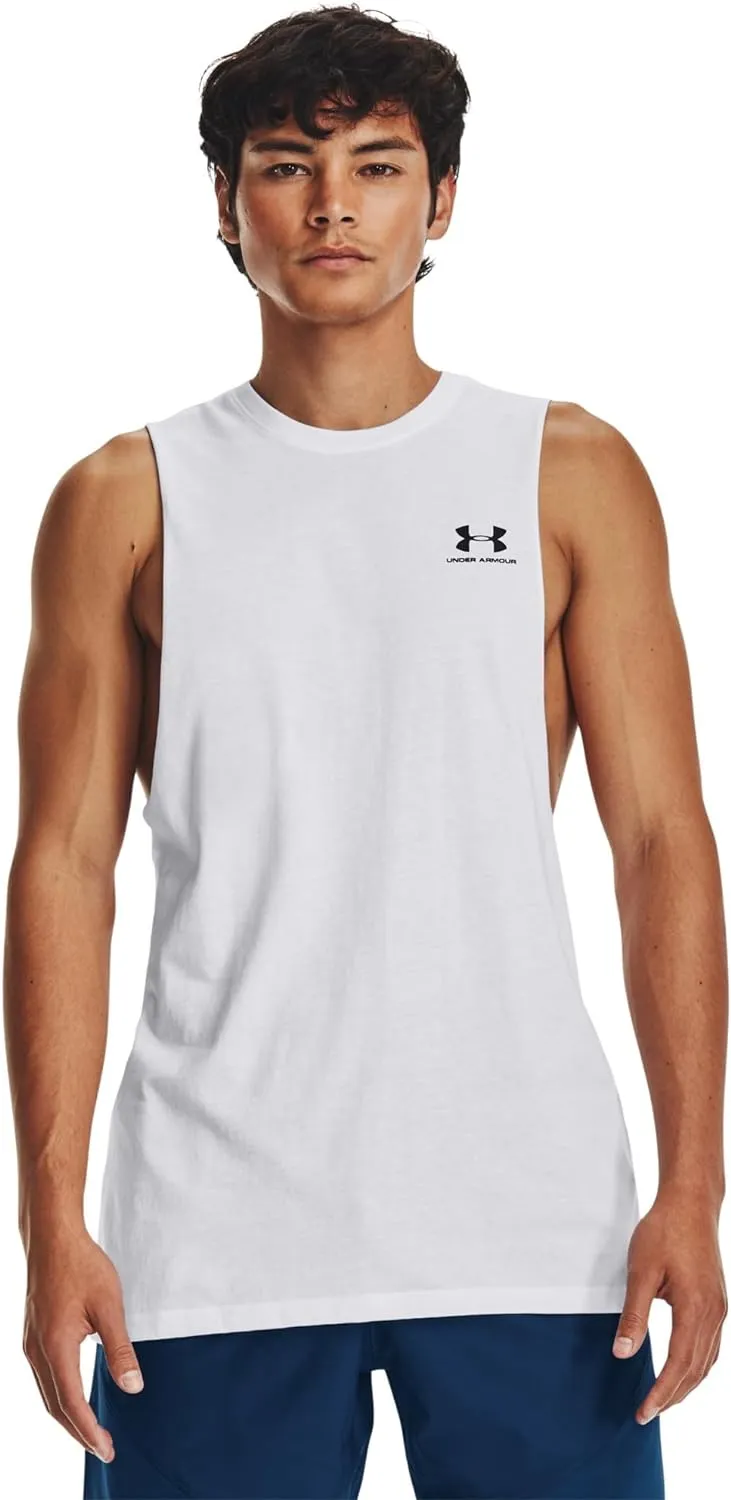 Under Armour Men's Sportstyle Left Chest Cut-Off T-Shirt