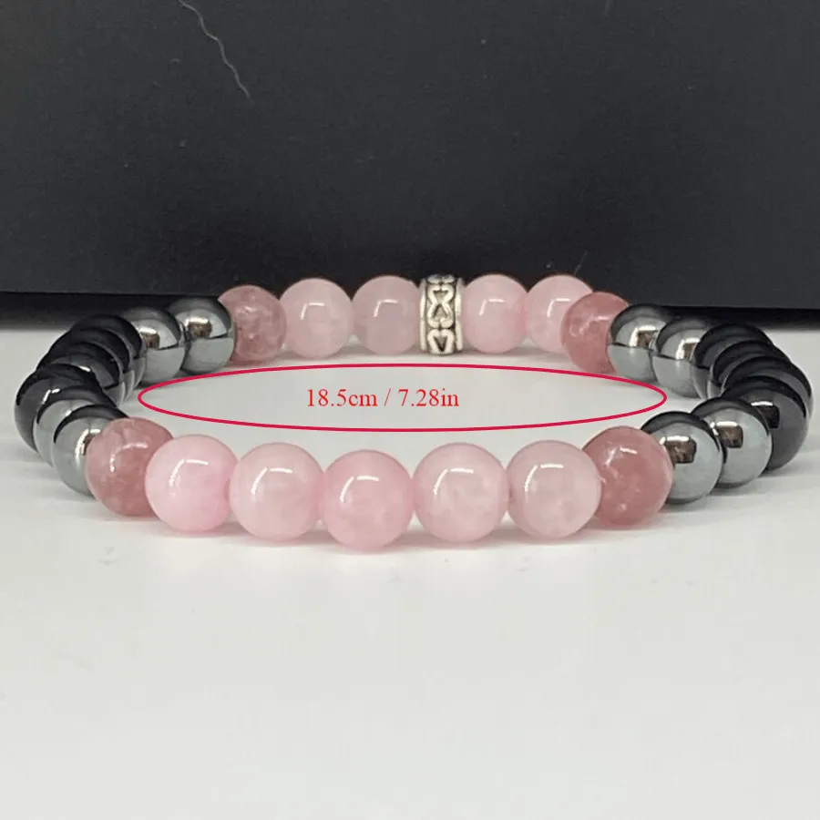 Unisex Stone Bead Bracelet  Stylish and Versatile Jewelry