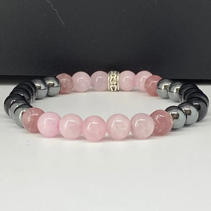 Unisex Stone Bead Bracelet  Stylish and Versatile Jewelry