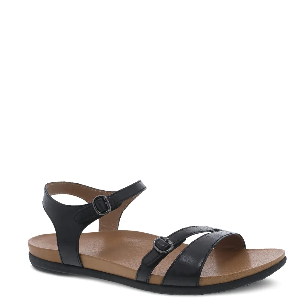 Women's Dansko Janelle Color: Black Glazed Leather