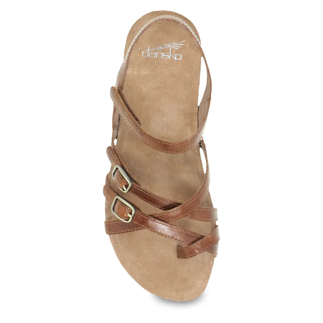 Women's Dansko Roslyn Color: Tan Waxy Burnished Sandal
