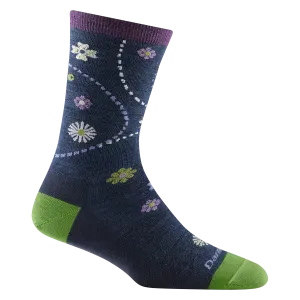 Women's Darn Tough Garden Crew Lightweight Lifestyle Sock Color: Bellflower