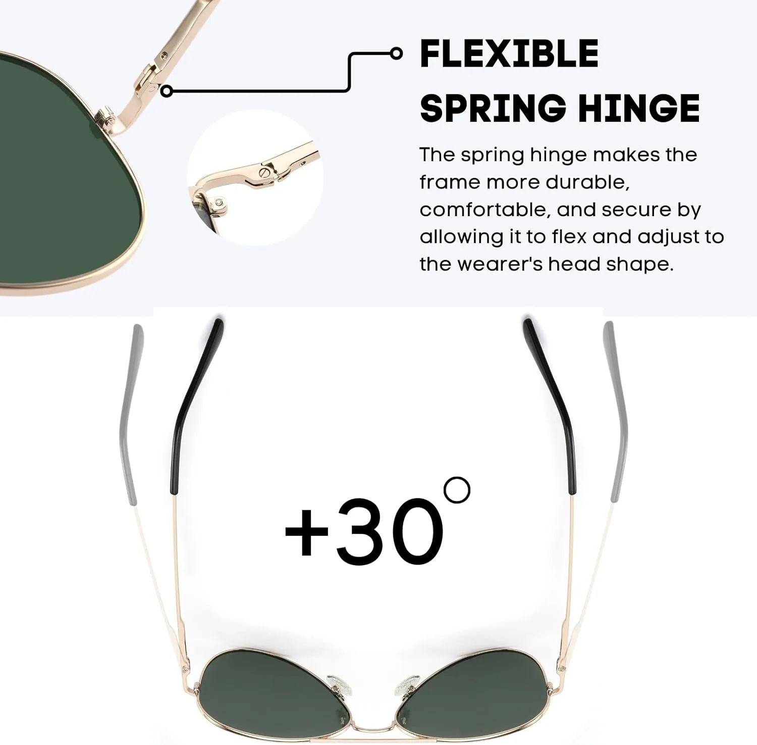 XXL Size Extra Large Classic Polarized Aviator Sunglasses 150MM for Big Wide Head Men Ultralight UV400 Glasses